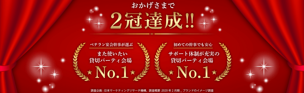 日本マーケティングリサーチ機構<br />2020年2月期ブランドのイメージ調査、2冠達成！！