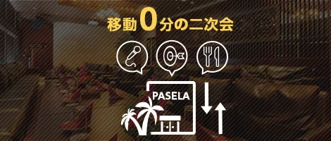 二次会・三次会をお考えの幹事様！移動時間0分の同ビル内で開催できます！