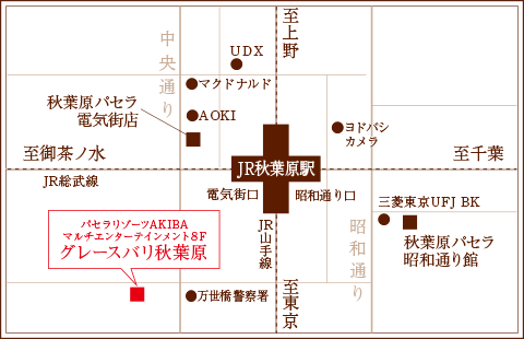 アクセス グレースバリ秋葉原店