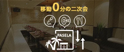 二次会・三次会をお考えの幹事様！移動時間0分の同ビル内で開催できます！