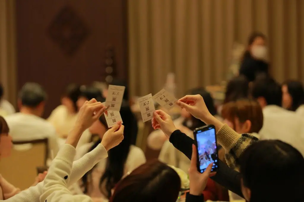 抽選会の準備も、会場側で手配が可能です。